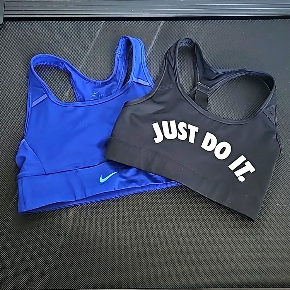 2 Nike DRI-FIT Sports Bras Size XS